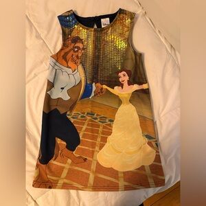 Disney Beauty and the Beast Dress - Yellow and Blue